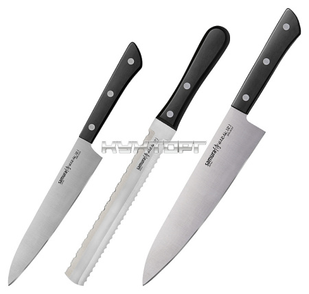 Набор кухонных ножей Samura Harakiri SHR-0230B/K