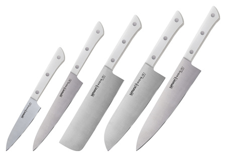 Набор кухонных ножей Samura Harakiri SHR-0250W/K