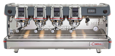 Кофемашина La Cimbali M100 ATTIVA GTA DT/4 (OLED-дисплей + 3 кнопки) низкие группы