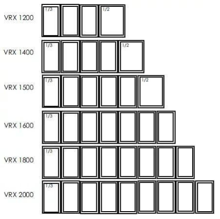 Витрина холодильная Enigma VRX2000/380