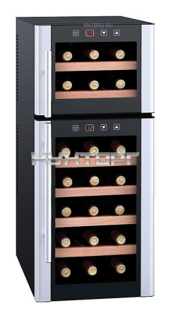 Двухзонный винный шкаф Cavanova CV021-2TNS