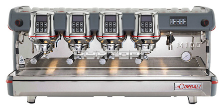 Кофемашина La Cimbali M100 ATTIVA GTA DT/4 (OLED-дисплей + 6 кнопок) низкие группы