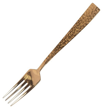Вилка столовая Pintinox Palace Martellato 1TG00002 (нерж. сталь) золотистая
