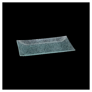 Тарелка Corone Aqua 10,6"х5,9" 27х15 см (стекло) прямоугольная