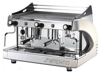 Кофемашина Royal Synchro 2GR SB Semiautomatic Boiler 8LT красная