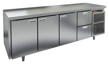 Стол холодильный HICOLD GN 1112/TN O без борта