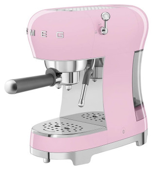 Эспрессо кофемашина SMEG ECF02PKEU пастельная розовая