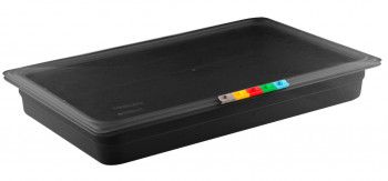 Гастроемкость из полипропилена без крышки GN 1/1 530х325х65 мм черная [422107313]