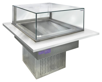 Витрина кондитерская встраиваемая Finist Glassier58 G-4