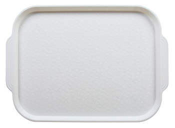 Поднос столовый Клен SW902 450х355 (полистирол) с ручками белый