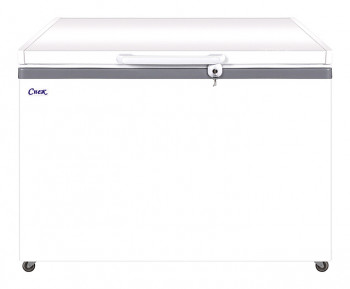 Ларь морозильный Снеж МЛК-350 хладагент R-404а, с замком