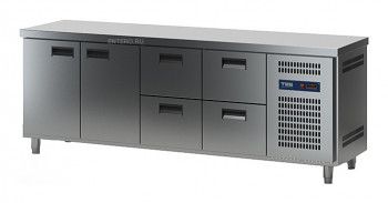 Стол холодильный ТММ СХСБ-К-1/2Д-4Я (2280x700x870)