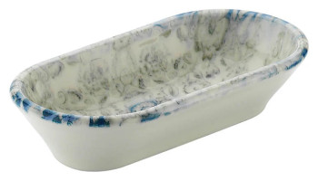 Салатник овальный Kutahya Corendon Blue Blanc BNOFD14OKS891310 декор 1