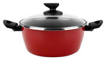 Кастрюля Vitrinor V Poivre Rouge 24 с крышкой, низкая