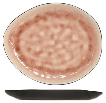 Тарелка овальная Cosy & Trendy Laguna old rose 1690516 195х160х20 мм