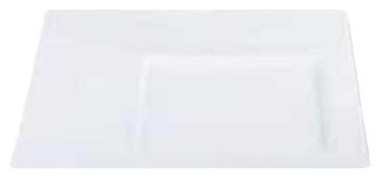 Тарелка P.L. Proff Cuisine Р5122731 31х31 см (фарфор) квадратная со смещенным дном белая