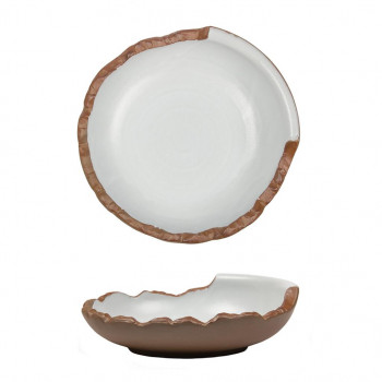 Блюдо салатник 23 cм h6,5 cм 650 мл White Matt New Taiga P.L. [1]