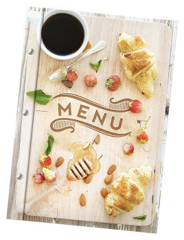 Папка меню Luxstahl Папка меню "Круассан"