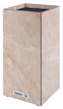 Подставка для ножей ComposeEat PDN103020OA4 10х10х23 см, мрамор бежевый