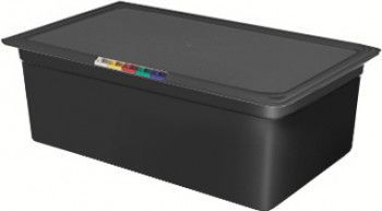 Гастроемкость из полипропилена без крышки GN 1/1 530х325х150 мм черная [422100213]