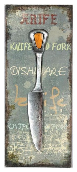 Картина P.L. Proff Cuisine FH83-13247 "Knife" 60х25х4,5 см