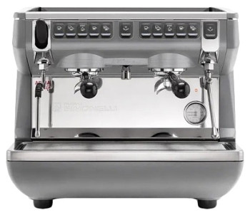 Кофемашина автоматическая Nuova Simonelli Appia Life Compact 2Gr V 220V metallic grey+economizer+high groups