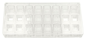 Форма для шоколада P.L. Proff Cuisine 73038010 "Прямоугольник" 24 ячейки