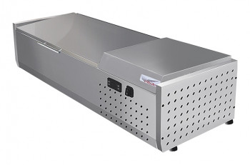 Витрина холодильная Finist ToppingBox НХВк-4 с крышкой