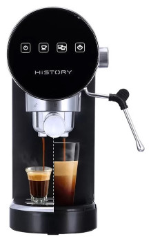 Эспрессо кофемашина HiSTORY ICM-XD2010 темно-серая / графит