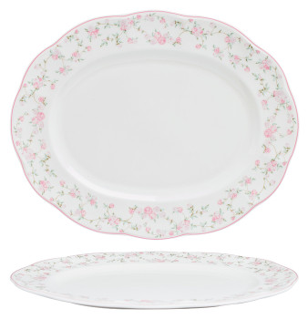 Блюдо овальное Noble Retro Ritz-La Vie En Rose 34х27 см