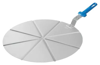 Поднос для нарезания пиццы GiMetal AC-PCPT45 d=45 см на 8 сегментов (алюминий, рукоятка пластик)