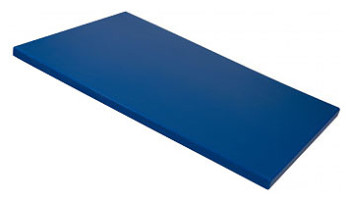 Доска разделочная Клен 500х350х18 мм синяя, пластик