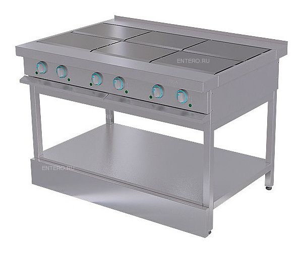 Плита ATESY ЭПЧ 9-6-17 Традиция-2008 (6-ти конфорочная, без духового шкафа)