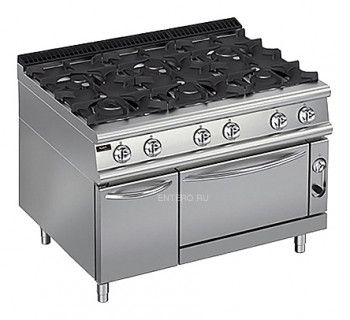 Плита газовая Apach Chef Line LRG127FECS PLUS