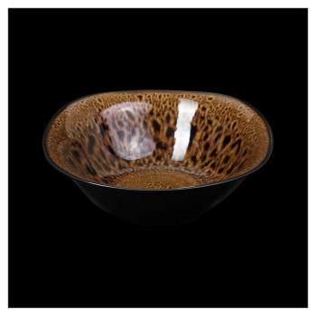 Салатник квадратный Tvist Madeira 6'' 143 мм 400 мл коричневый