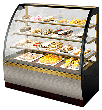 Витрина кондитерская Chilz VETE LUX 130 шоколад, вяз тосини