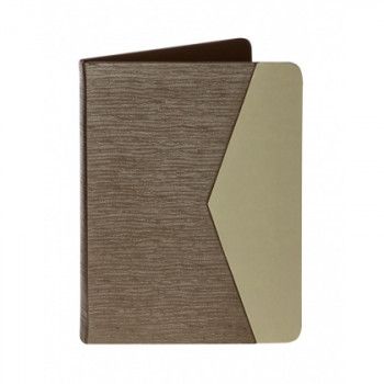 Папка для меню с тиснением и светлой вставкой