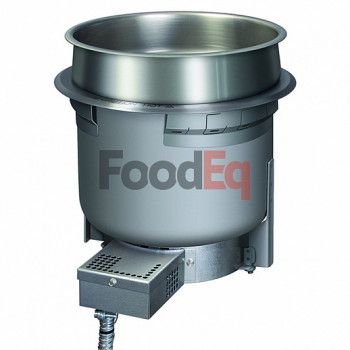 Встраиваемый круглый мармит со сливом Hatco HWB-7QTD