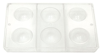 Форма для шоколада P.L. Proff Cuisine 73038040 "Полусфера" 6 ячеек