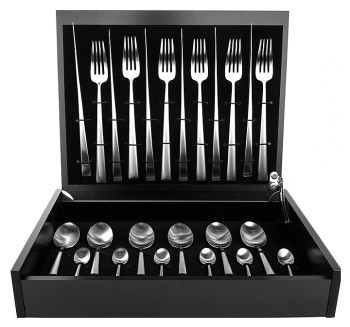 Набор столовых приборов CUTIPOL Duna DU.006 F 24 шт., матовая сталь