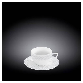 Чашка кофейная с блюдцем Wilmax WL-880107-JV / AB
