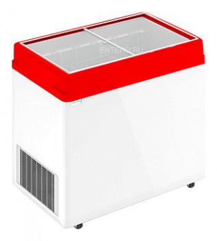 Морозильный ларь Gellar FG 350 C (FG 300 C) красный