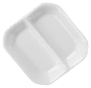 Блюдце для соуса Chan Wave Classic ivory LQ-Q093 70 мл двойное