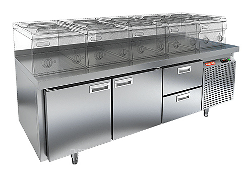 Стол холодильный HICOLD SN 112/TN LT