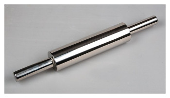 Скалка P.L. Proff Cuisine 152526н L=20 см d=6,3 см L общ.= 47 см (нерж. сталь)