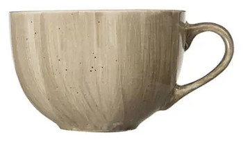 Чашка чайная Corone Natura HL900840B 320 мл серо-коричневая