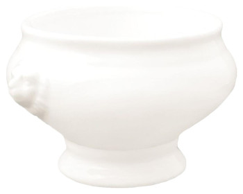 Бульонница P.L. Proff Cuisine F1625 "Лев" 450 мл d=11 см (фарфор) белая