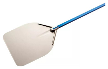 Лопата для пиццы прямоугольная GiMetal A-37R Azzurra 36х36 см l=150 см (алюминий)