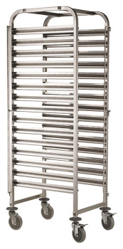 Тележка стеллажная для печи Foodatlas YZD-100A 810х670х1700, 16 ярусов