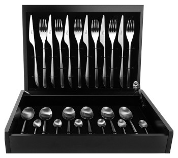 Набор столовых приборов CUTIPOL Icon IC.006 F 24 шт., матовая сталь